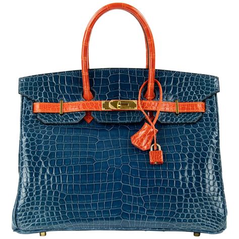 hermes blue abyss birkin bag|hermes birkin crocodile bags.